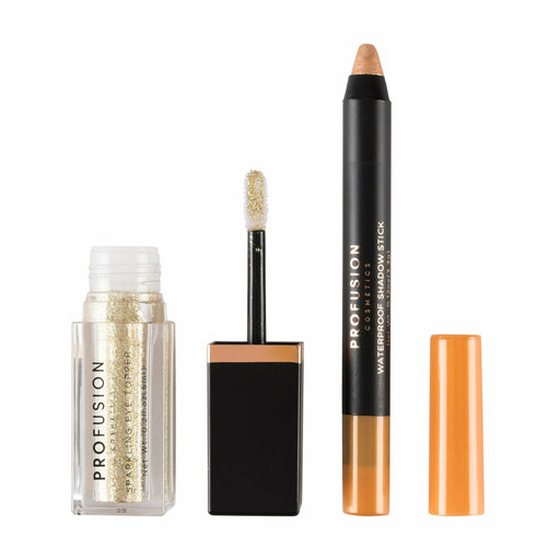 Profusion Cosmetics Eye Sparkler Duo Set Eyes Black Dazzle,Glitz,Glimmer,Glisten,Sizzle