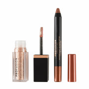 Profusion Cosmetics Eye Sparkler Duo Set Eyes Dark Slate Gray Dazzle,Glitz,Glimmer,Glisten,Sizzle