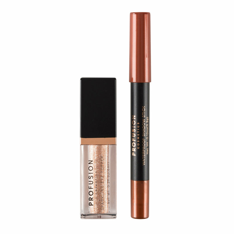 Profusion Cosmetics Eye Sparkler Duo Set Eyes Tan Glitz