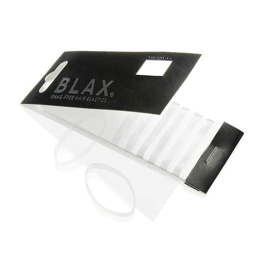 Blax Blax Hair Elastics 8 Pieces - Clear Elastic White Smoke