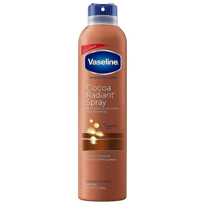 Vaseline Vaseline Spray Go Cocoa Radiant  6.5oz Lotion & Moisturizer Sienna