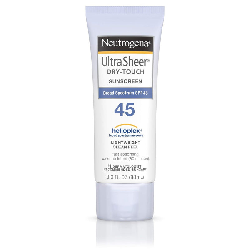 Neutrogena Neutrogena Ultra Sheer Dry Touch Sunscreen Broad Spectrum SPF 45, 88ml Sunscreen White Smoke
