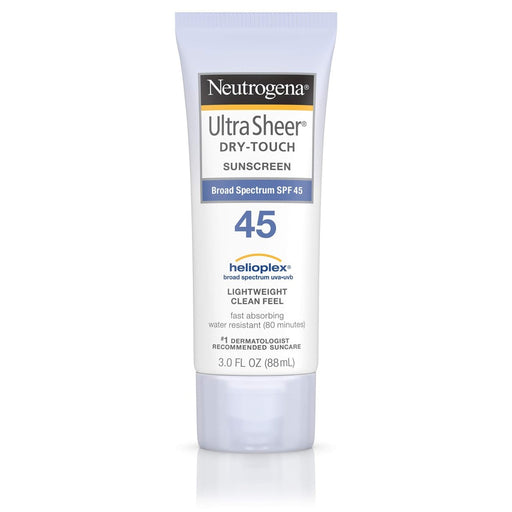Neutrogena Neutrogena Ultra Sheer Dry Touch Sunscreen Broad Spectrum SPF 45, 88ml Sunscreen White Smoke