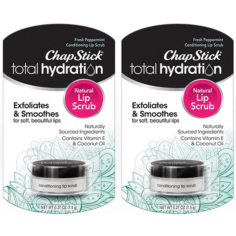 ChapStick ChapStick Total Hydration Conditioning Lip Scrub - Fresh Peppermint - 1ct Scrubs White Smoke