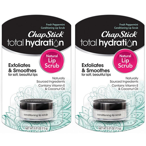 ChapStick ChapStick Total Hydration Conditioning Lip Scrub - Fresh Peppermint - 1ct Scrubs White Smoke