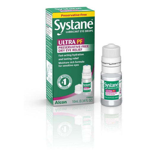 Systane Systane Lubricant Ultra PF Eye Drops  0.34 Fl Oz Eye Drops & Lubricants White Smoke