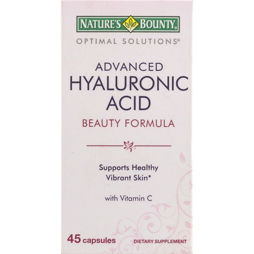 Nature's Bounty Nature's Bounty Optimal Solutions Advanced Hyaluronic Acid Beauty Formula Capsules Health & Beauty Light Gray