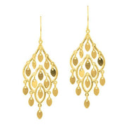 Bids.com 14K Yellow Gold Polished Chandelier Earring Earrings White Smoke Yellow Gold