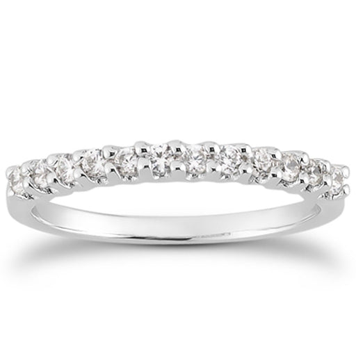 Bids.com 14k White Gold Fancy U Setting Shared Prong Diamond Wedding Ring Band Rings White Smoke 4 / White Gold,4.5 / White Gold,5 / White Gold,5.5 / White Gold,6 / White Gold,6.5 / White Gold,7 / White Gold,7.5 / White Gold,8 / White Gold,8.5 / White Gold,9 / White Gold
