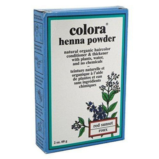 Colora Colora Henna Powder Hair Color Red Sunset 2 Oz Hair Color Light Gray