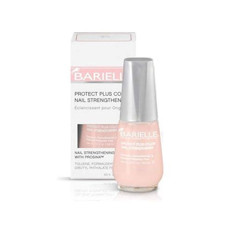 Barielle Barielle Protect Plus Color Nail Strengthener, Light Pink, 0.5 Ounce Nails White Smoke