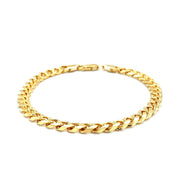Bids.com 5.8mm 14k Yellow Gold Solid Miami Cuban Bracelet Bracelets White Smoke 8.5 / Yellow Gold