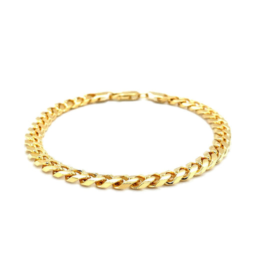 Bids.com 5.8mm 14k Yellow Gold Solid Miami Cuban Bracelet Bracelets White Smoke 8.5 / Yellow Gold