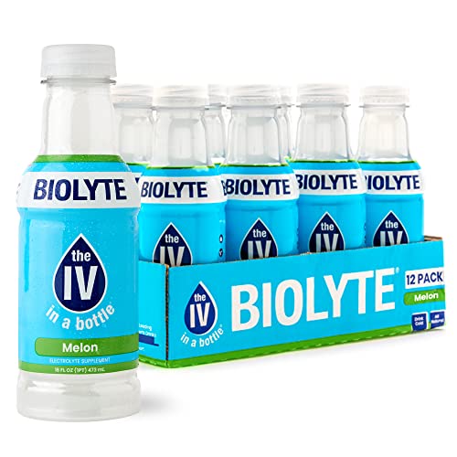 Biolyte Biolyte Electrolyte Drink – Melon Flavor (12 Pack / 16.9 Fl Oz) Melons White Smoke