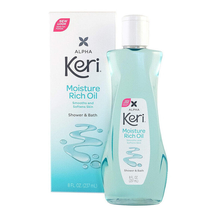 Keri Alpha Keri Shower Bath Moisture Rich Oil 8 Oz Bath & Body White Smoke