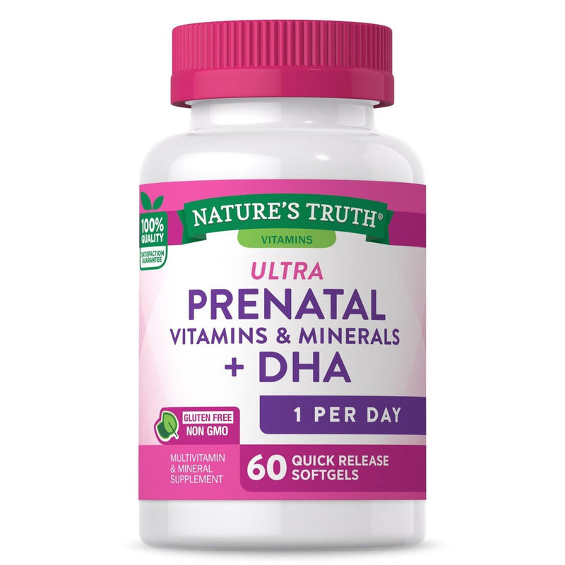Nature's Truth Nature's Truth Ultra Prenatal Vitamins And Minerals Plus DHA Vitamins & Supplements White Smoke