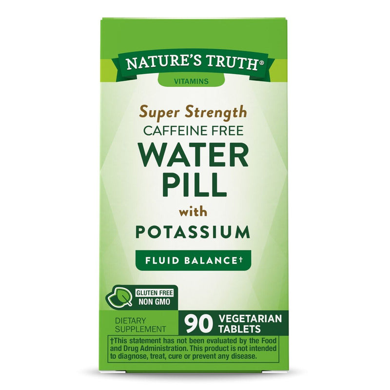 Nature's Truth Nt  Water Pill Tb 90 W/Pot Cplt Vitamins & Supplements Light Gray