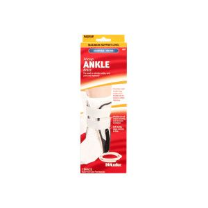 Mueller Mueller Stirrup Ankle Brace Adjustable One Size First Aid White Smoke