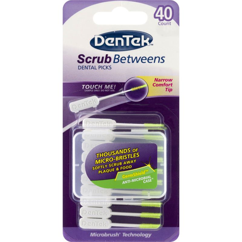 DenTek DenTek Scrub Betweens Dental Picks Oral Care Lavender