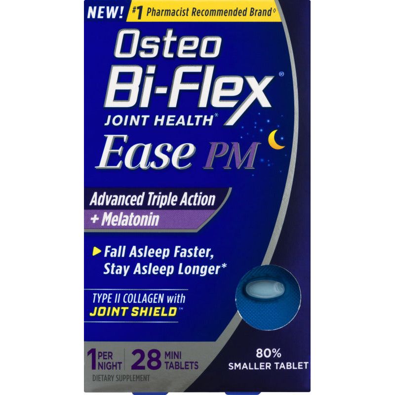 Osteo Bi-Flex Osteo Bi-Flex Joint Health, Ease Pm, Mini Tablets Health & Beauty Midnight Blue