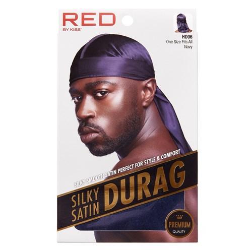 Red By Kiss Red By Kiss Premium Silky Satin Durag - Navy Upgraded Extra Long Tails HD06 Bandanas Lavender