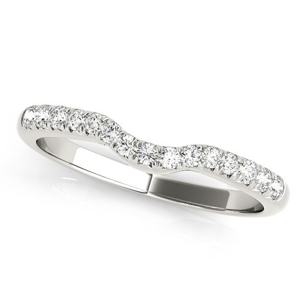 Bids.com 14k White Gold Pave Set Curved Diamond Wedding Band (1/5 cttw) Rings White Smoke 3 / White Gold,3.5 / White Gold,4 / White Gold,4.5 / White Gold,5 / White Gold,5.5 / White Gold,6 / White Gold,6.5 / White Gold,7 / White Gold,7.5 / White Gold,8 / White Gold,8.5 / White Gold,9 / White Gold