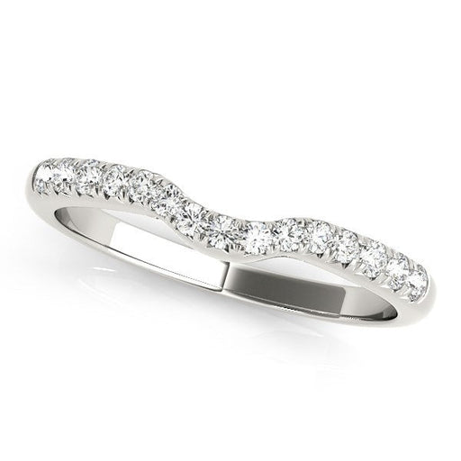 Bids.com 14k White Gold Pave Set Curved Diamond Wedding Band (1/5 cttw) Rings White Smoke 3 / White Gold,3.5 / White Gold,4 / White Gold,4.5 / White Gold,5 / White Gold,5.5 / White Gold,6 / White Gold,6.5 / White Gold,7 / White Gold,7.5 / White Gold,8 / White Gold,8.5 / White Gold,9 / White Gold