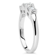 Bids.com 14K White Gold  3/4 Cttw Lab Grown Diamond 3 Stone Ring Band (F-G Color, VS2-SI1 Clarity)- Size 7 Rings White Smoke 7 / White.Gold,9 / White.Gold,6 / White.Gold,8 / White.Gold,5 / White.Gold