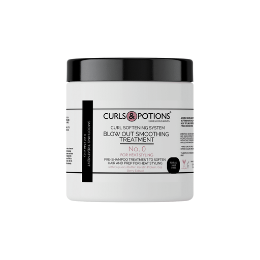 Curls & Potions Blow Out Smoothing Treatment No. 0 Stylers Black