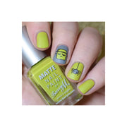 UberChic Beauty Halloween-05 Stamping Plate Dark Gray