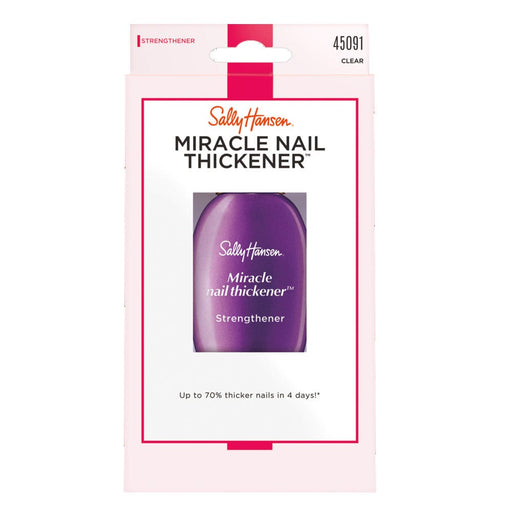 Sally Hansen Sally Hansen Strengthener, Miracle Nail Thickener, Clear 45091 Nails White Smoke