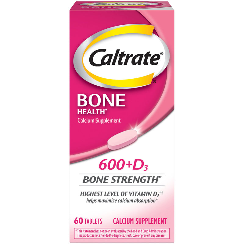 Caltrate Caltrate 600+D3 Calcium & Vitamin D Supplement Tablets, 600mg Vitamins & Supplements White Smoke