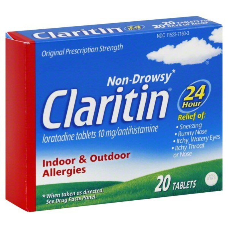 Claritin Claritin 24 Hour Non-Drowsy Allergy Relief Tablets,10 Mg Medicine & Drugs White Smoke