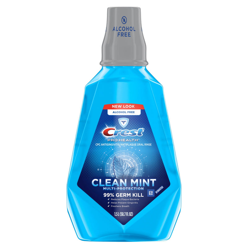 Crest Crest Multi Protection Clean Mint Oral Rinse 50.7 Fl Oz Health & Beauty White Smoke