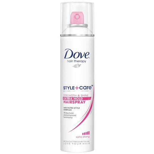 Dove Dove Hair Therapy Style+Care Strength & Shine Extra Hold Hairspray 7 Oz Hairspray White Smoke