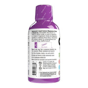 Bluebonnet Bluebonnet Kosher Calcium Magnesium Citrate Plus Vitamin D3 Liquid Strawberry Flavor 16 oz Dietary Supplements Light Gray