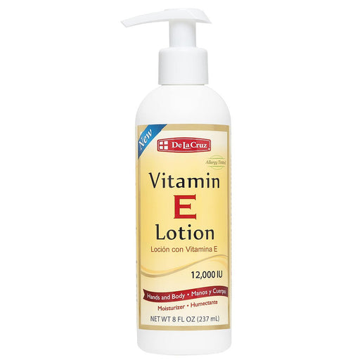 De La Cruz De La Cruz Vitamin E Hand And Body Lotion, 8 Oz Lotion & Moisturizer White Smoke