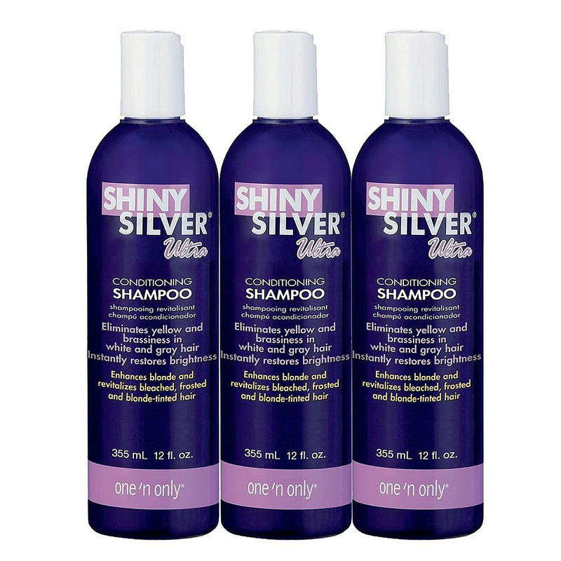 One N' Only One N' Only Conair Shiny Silver Ultra 'n Conditioning Shampoo - 12 Fl Oz Shampoo White Smoke