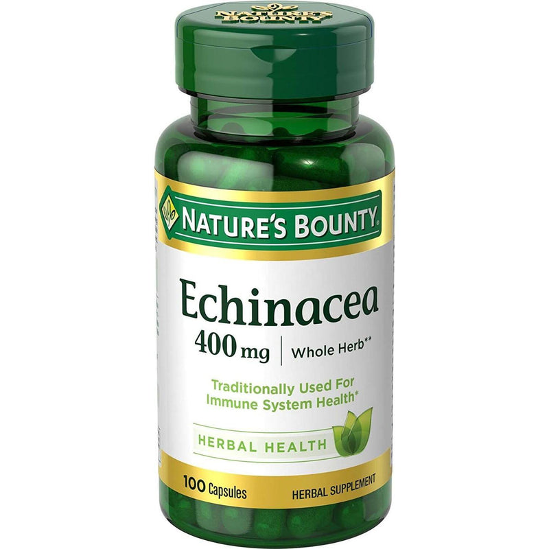 Nature's Bounty Nature's Bounty Herbal Health Echinacea Capsules, 400 Mg Vitamins & Supplements White Smoke