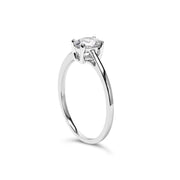 Bids.com 14K White Gold 1/2 Cttw Oval Lab Grown Diamond 4 Prong Solitaire Engagement Ring (F-G Color, VS2-SI1 Clarity) - Size 7 Rings White Smoke 7 / White.Gold,9 / White.Gold,6 / White.Gold,8 / White.Gold,5 / White.Gold