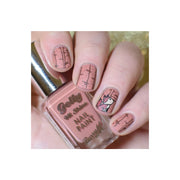 UberChic Beauty Lovely Leaves-04 Stamping Plate Black