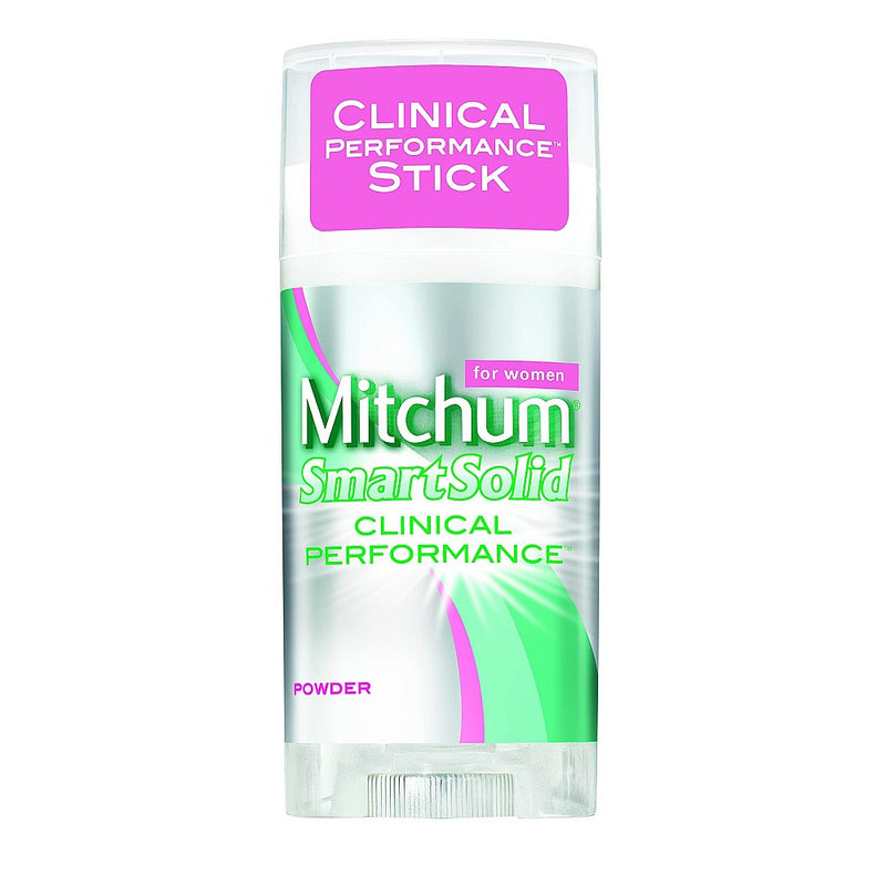 Mitchum Mitchum Smart Solid Anti Perspirant & Deodorant, For Women, Clinical Performance, Invisible Stick, Powder Deodorant White Smoke