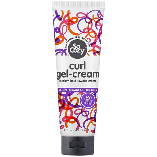 SoCozy SoCozy Curl Gel-Cream - Moisturizes And Smooths For Soft, Touchable Curls - Medium-Hold, Sweet-Cr Hair Styling Products White Smoke