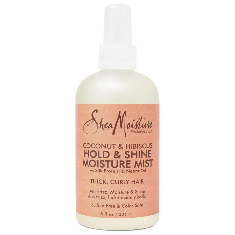 SheaMoisture SheaMoisture Coconut & Hibiscus Hold & Shine Mist 8 Oz Hair Care Tan