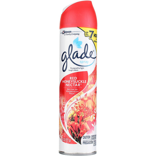 Glade Glade Red Honeysuckle Nectar Air Freshener 8 Oz. Aerosol Can Air Fresheners White Smoke
