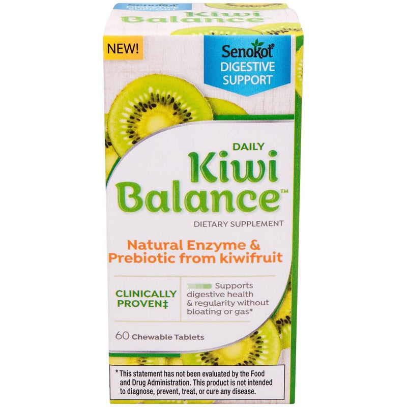 Senokot Senokot Daily Kiwi Balance Digestion & Regularity Support Dietary Supplement Chewable Tablet Vitamins & Supplements Lavender