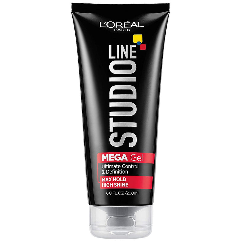 L'Oreal L'Oreal Studio Line Mega Gel, Maximum Hold – 6.8 fl oz Hair Care White Smoke