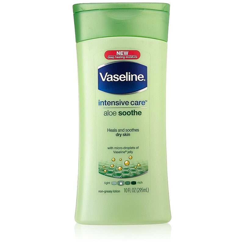 Vaseline Vaseline Intensive Care Moisturizing Body Lotion With Aloe Vera Soothing Hydration Lotion & Moisturizer Gray