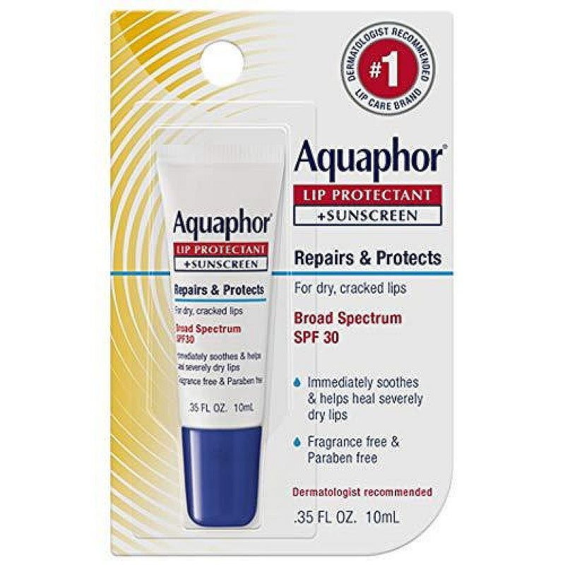 Aquaphor Aquaphor Lip Repair + Protect Broad Spectrum SPF 30, 0.35 oz Tube Lip Balms Lavender