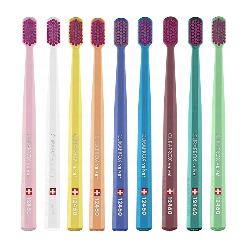 Curaprox Curaprox 12460 Velvet Toothbrush Oral Care Light Gray